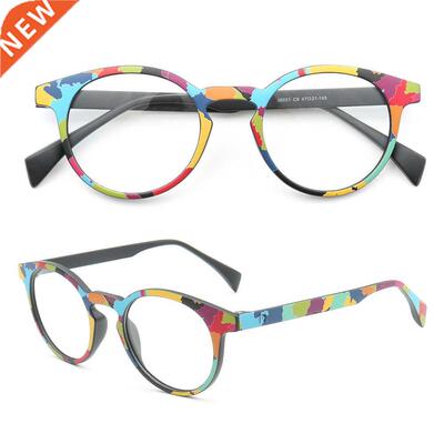 Vintage Women Round Glasses Frames Men Optical Eyeglass Fram