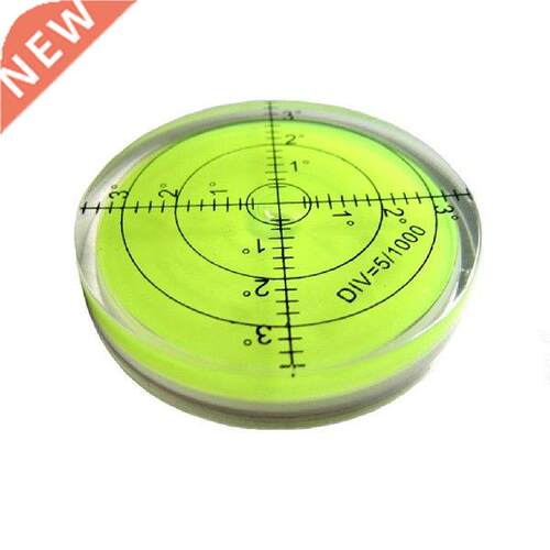 Large Universal Circular Spirit Level With Scale Horizontal