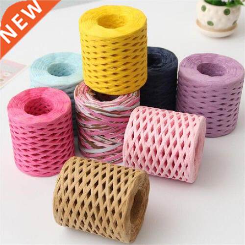 1 Roll 200M Raffia Paper Ribbons Packing Twine Rope For