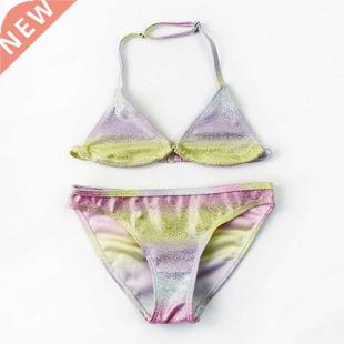 Kids 2 Pieces Swimwear Girls Split Bathing Sets Kid Swimming