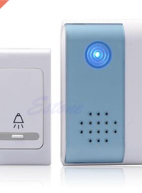 8 Tunes Melody LED Receiver Doorbell Remote Control Door Be