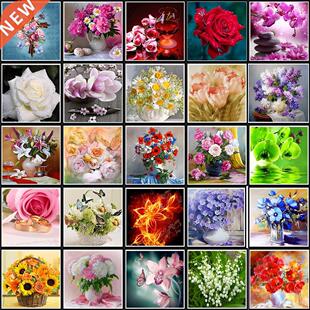 5D diamante intua DIY flo colo osa flo hecho a mano di