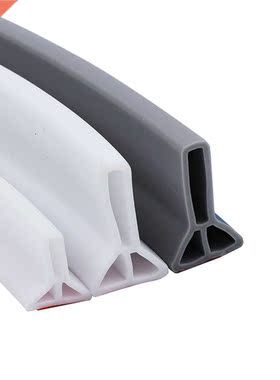 Bathroom Water Stopper Rubber Silicone Shower Barrier Water