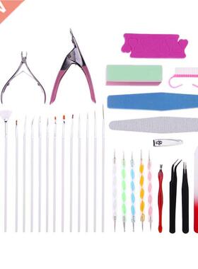 15 pièces/ensemble Nail Art Conseils Outil Kits D'art