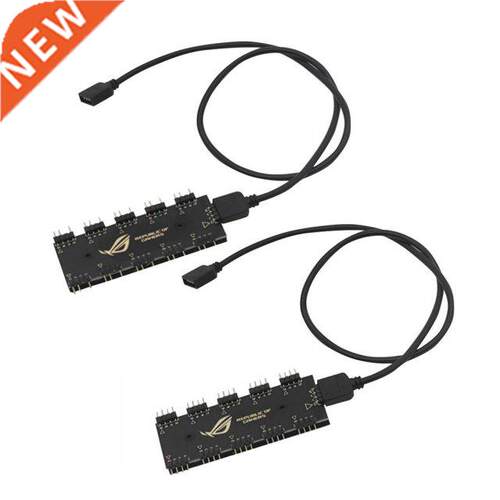 5V 3Pin/12V 4Pin RGB Synchronization HUB Splitter 1 to 10 RG