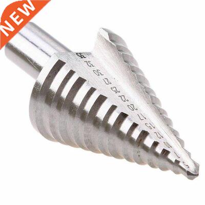 5-35mm Titanium Coated Step Drill Bits HSS Straight Groove S