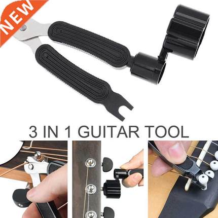 3 in 1 Guitar Peg String Winder + String Pin Puller + String