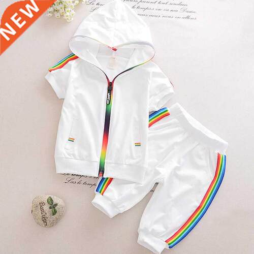 Summer Fashion Baby Girl Clothes Cotton Short Sleeve Solid Z