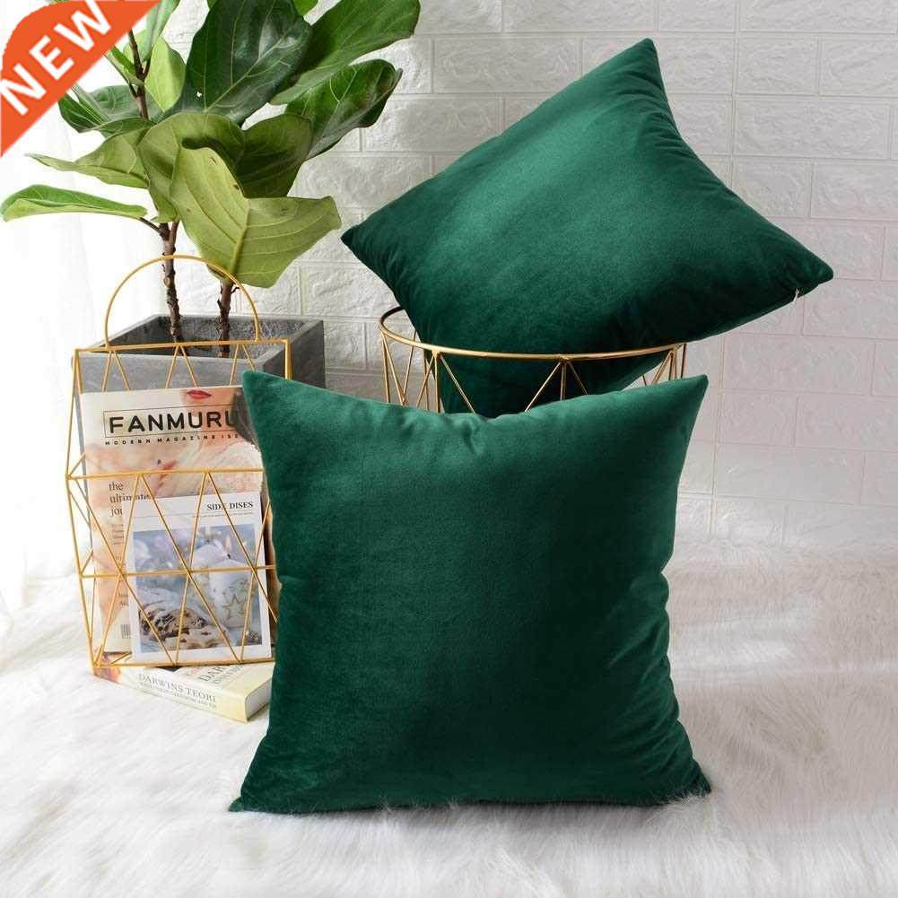 Decorative Pillows For Sofa Emerald Green Home Decor Cuion图片