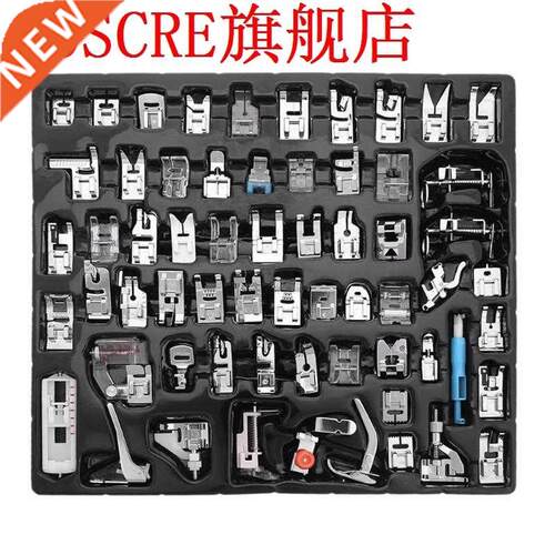 62Pcs Mini Sewing Machine Presser Foot Feet For Br Sing