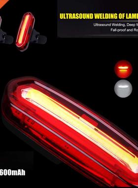 Rechargeable COB LED USB Mountain Bike Tail Light Taillight