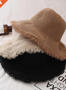 Fashion Women Panama Hats for Women Wide Large Brim Beach Su