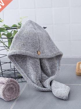 Bamboo Fiber Hair Towel Soft Spa Quick Dry Turban Shower