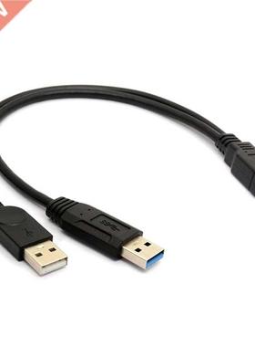 1PC Extension Cable Power Supply Chger Adapter 35cm Usb3.0