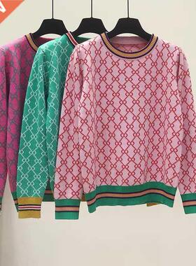 Autumn And Winter New Loose Knit Sweater Korean Style Pullov