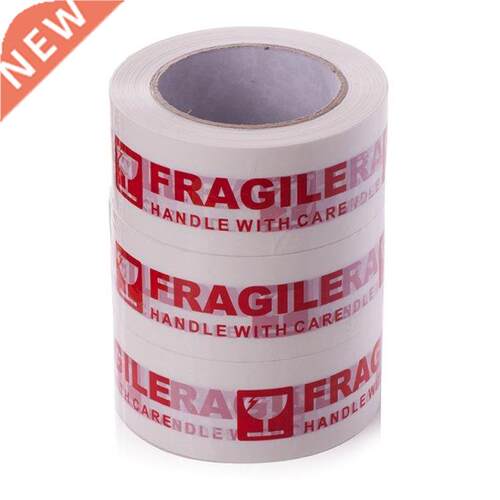 White and Red Fragile Packing Tape Handle with Care Bopp Shi