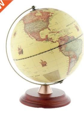 LED World Globe With Wooden and USB Night Light World Map