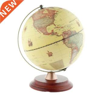 LED World Globe With Wooden and USB Night Light World Map