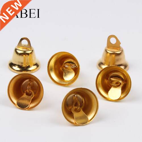 100pcs Gold Silver Christmas Gingle Bell For Party Wedding H