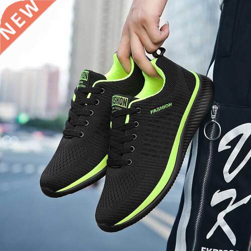 Men's Sneakers Knitted Light Sports Shoes Woman Fashion Coup