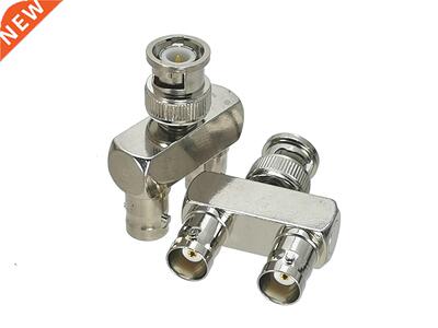 1Pcs BNC Male plug to 2x BNC Female Jack Y Splitter RF Adapt
