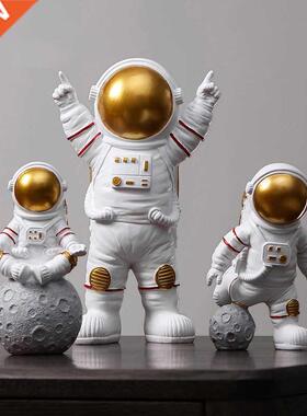 Pcs Resin Astronaut Figure Statue Figurine Spaceman Sculptu