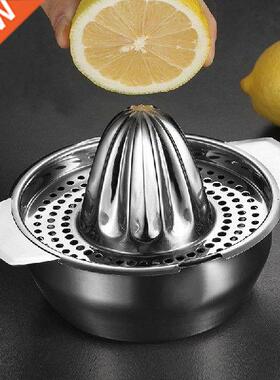 Portable Lemon Orange Manual Fruit Juicer Stainless Steel