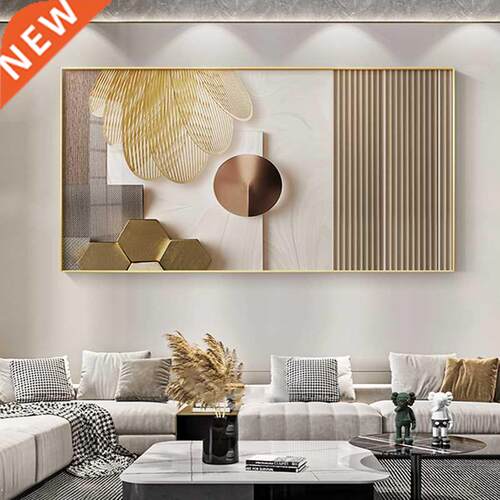Luxury Wall Art Modern Minimalist Astract Gold Poster Print