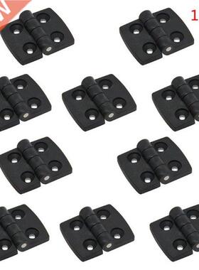 10PCS/set Black Plastic Door Bearing Hinges Cabinet Drawer W