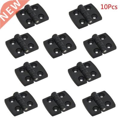 10PCS/set Black Plastic Door Bearing Hinges Cabinet Drawer W