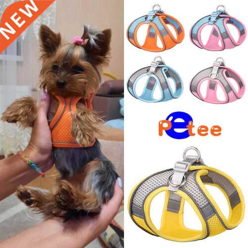 Reflective Pet Harness Dogs Strap With Leash Adjustable Nylo