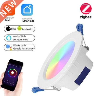 Tuya Zigbee .0 Smart LED Downlight RGBCW 10W/12W Round