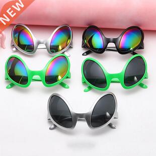 New Funny Aliens Costume Glasses Rainbow Lenses ET Sunglasse
