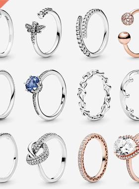 925 Steling Silve ings Fo Women Oiginal Cown Heat Wis