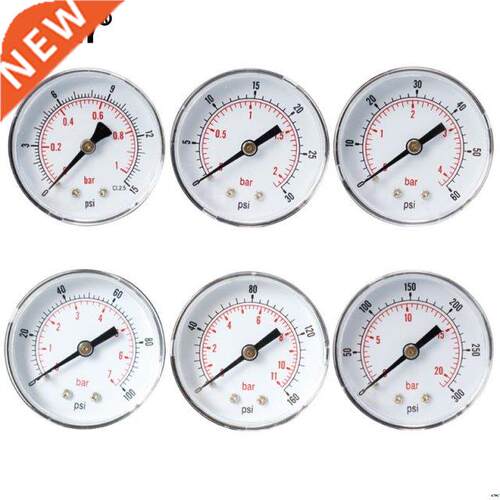 Axial Pressure Gauge 52mm Hydraulic Pressure Measurement Dia