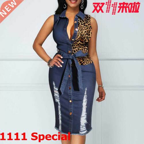 African clothes denim jeans Dresses ladies dress women 女裙