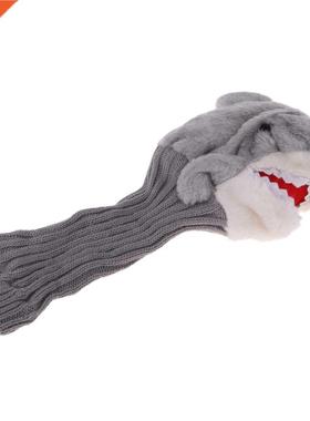 Shark Golf Wool Driver Head Cover Protective Headcover -