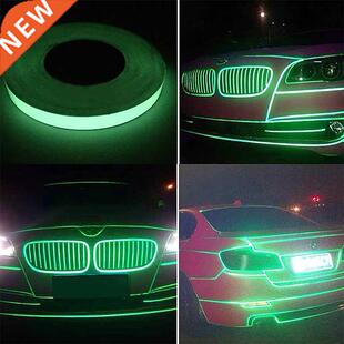 Reflective Tape Car Stickers F Decal DIY Light Luminous Warn