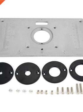 Woodworking Insert Plate 235mm x 120mm x 8mm Aluminum Woodwo