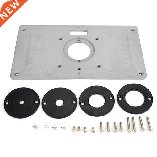Woodworking Insert Plate 235mm x 120mm x 8mm Aluminum Woodwo