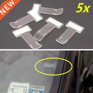5pcs Car Parking Ticket Permit Holder Tickets folder Time n