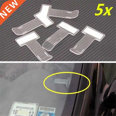 5pcs Car Parking Ticket Permit Holder Tickets folder Time n