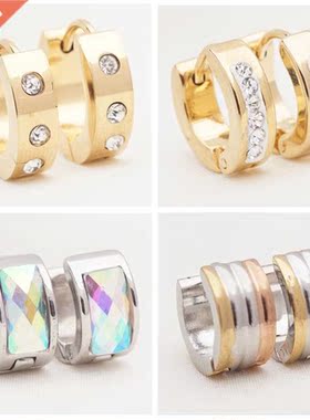 Yunkingdom 32 Pairs Different Style Fashion Geometric Stainl