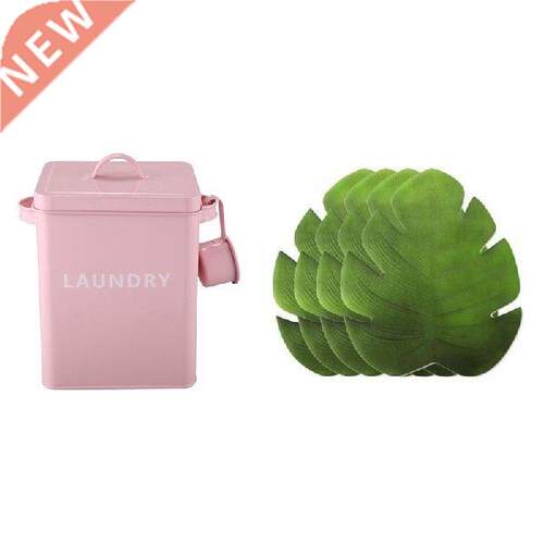 1 Pcs Kitchen Bathroom Storage Organizer Box With Spoon &amp