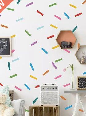 Colorful Strip Shape Wall Sticker Kids Room Children's