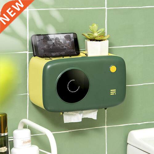 Creative Speaker Tissue Boxes Multifunction Storage Rack