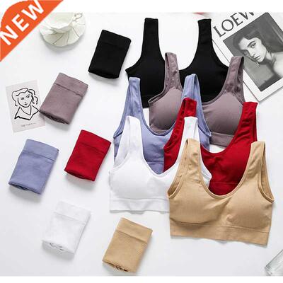 Seamless Wire-Free Underwear Set Women Bra Panties 2Pcs Spor