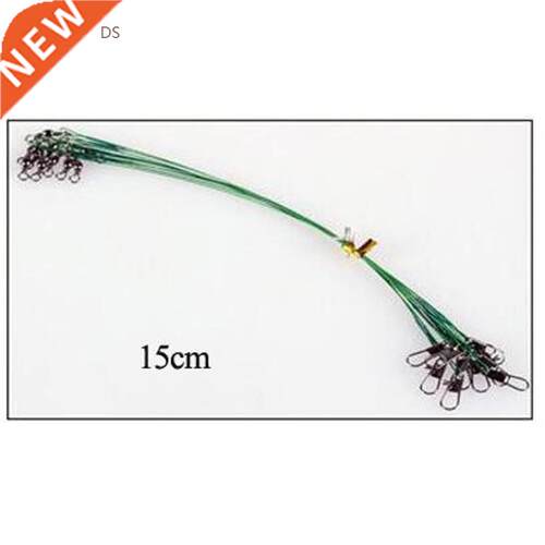 20Pcs/lot Leurre Souple Stainless Steel Coated Fishing Tackl