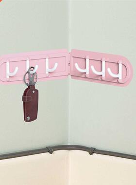 Nordic Minimalist 6 Hooks Foldable Wall Hook Corner Hanger