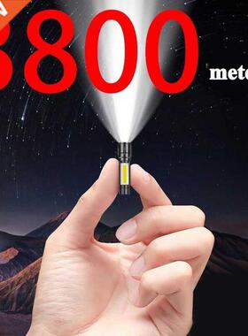 Rechargeable Led Flashlight Super Bright Mini Work Light  M